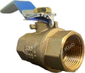 EZ-FLUID 2" NPT Female Threaded IPS Ball Valve Full Port Water Stop Shut Off by EZ-FLUIDPlumbingProducts