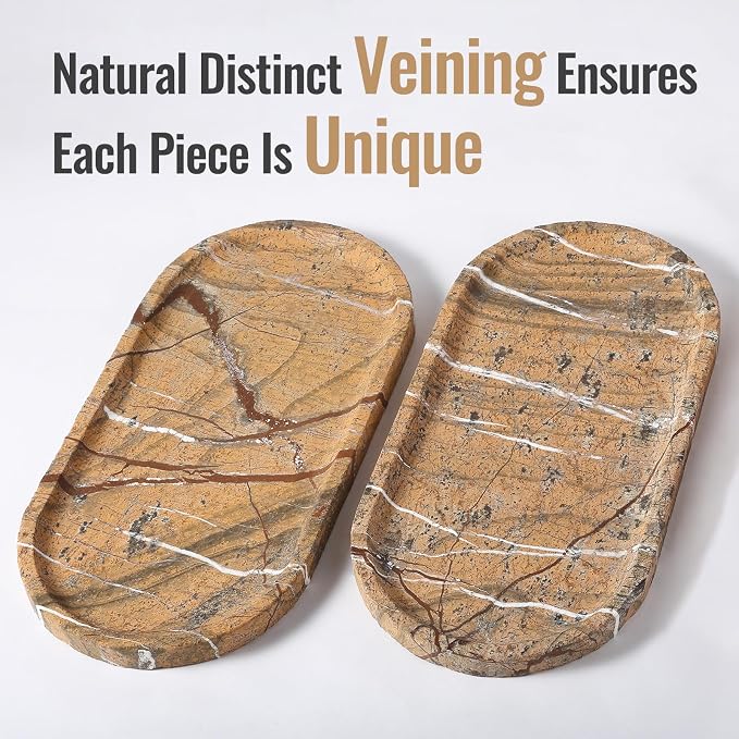 Indian Natural Marble Decorative Tray, Catchall - Image 6