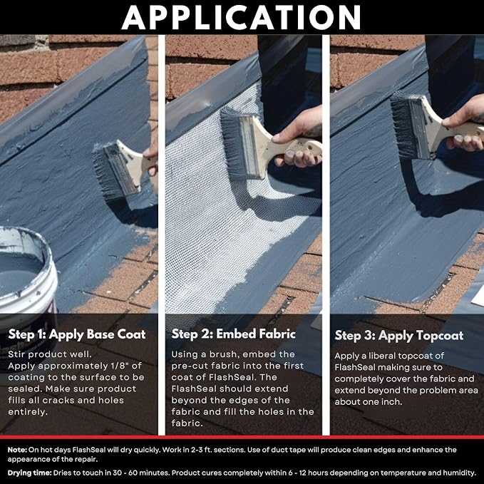 FlashSeal Elastomeric Roof Chimney Flashing Sealant - Image 7