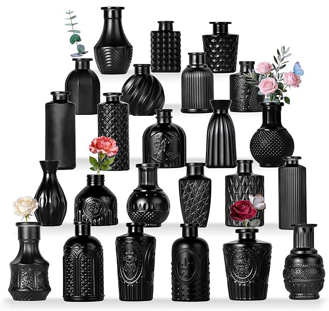 Mini Bud Vases As Wedding Centerpieces by Unknown