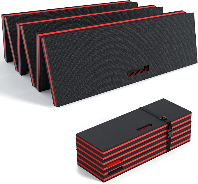 22.8" Wide Mechanic Mat Foldable EVA Kneeling Pad by SKYJDM