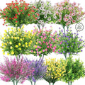 20 Bundles Artificial Spring Summer Flowers Bulk by Dexpinzo