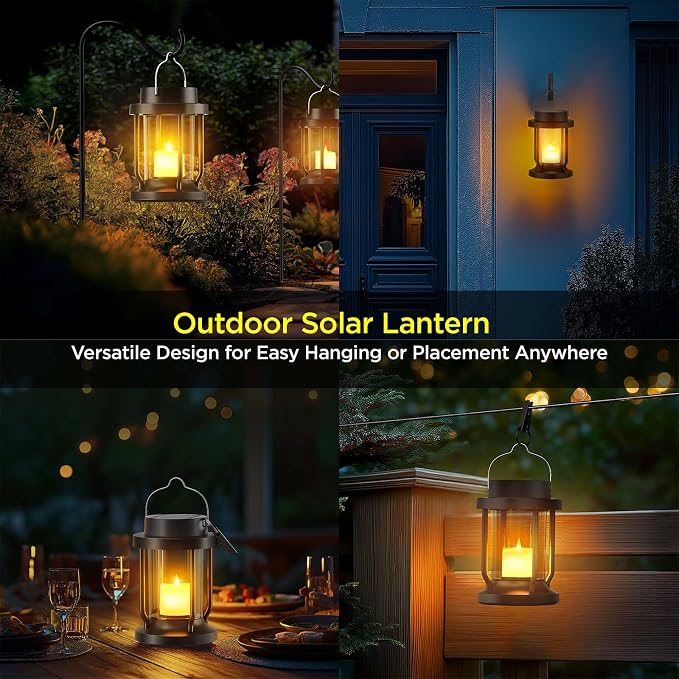 Solar Lantern Outdoor & Indoor Use – Hanging Solar Lights - Image 5