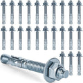 3/8 x 3 inch Wedge Anchors, Galvanized Concrete Anchors, Concrete Wall Anchors by Unknown