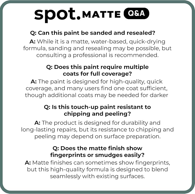 spot. Touch-Up Paint | Matte Finish - Image 8