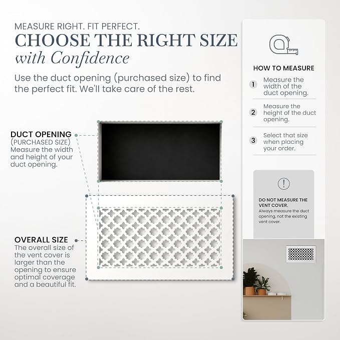 SABA Home Decor Air Vent Cover Grille - Image 6