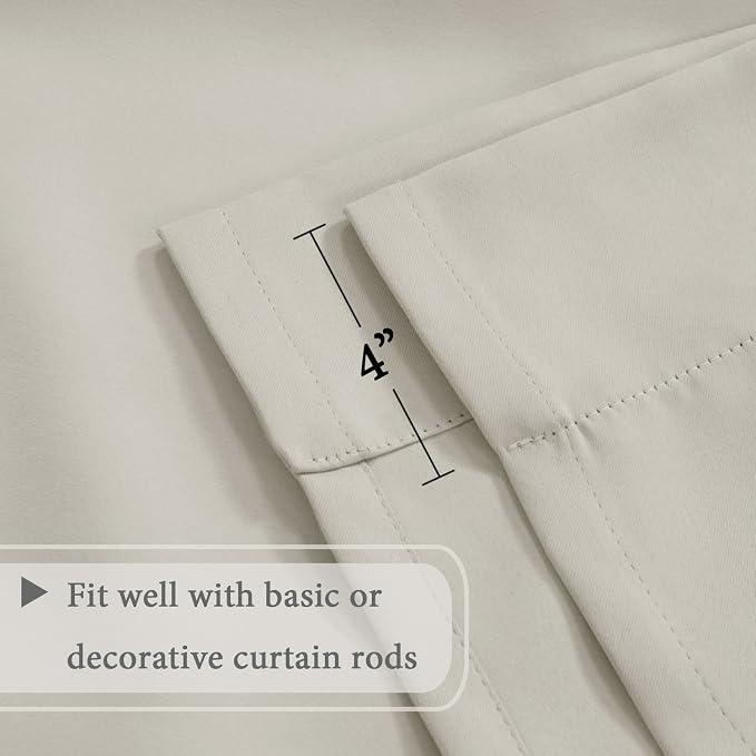 H.VERSAILTEX Blackout Room Darkening Curtain Balloon Curtains & Tie-up Curtains - Image 6