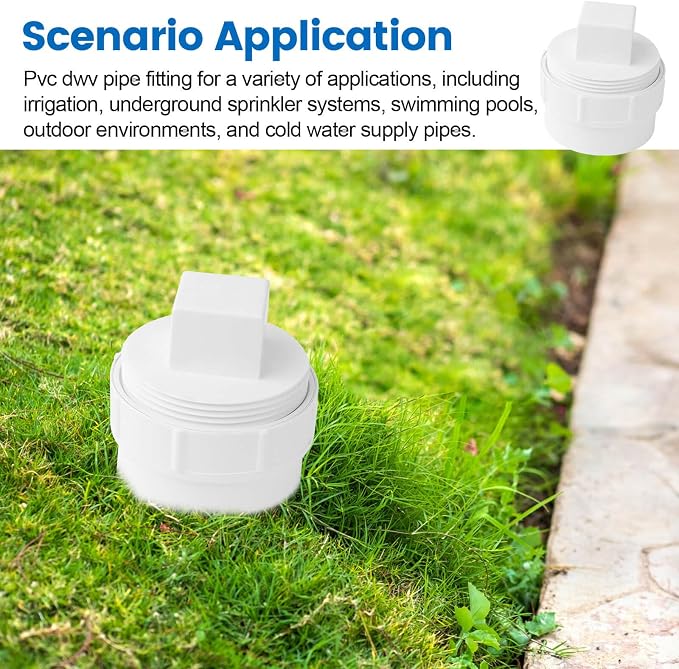 2" PVC Sewer Cleanout Adapter - Image 7