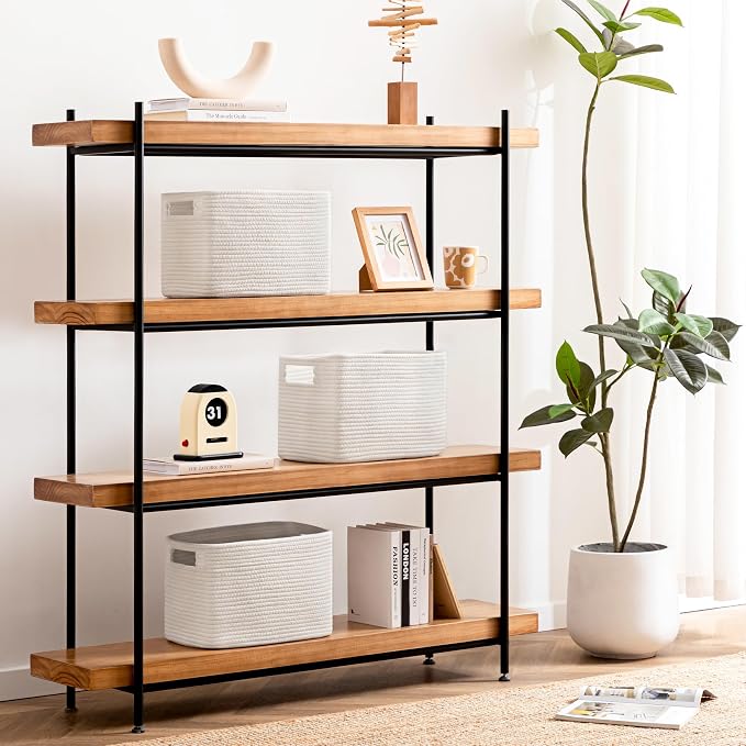 4 Pack Storage Baskets for Organizing, Shelf Baskets - Image 7