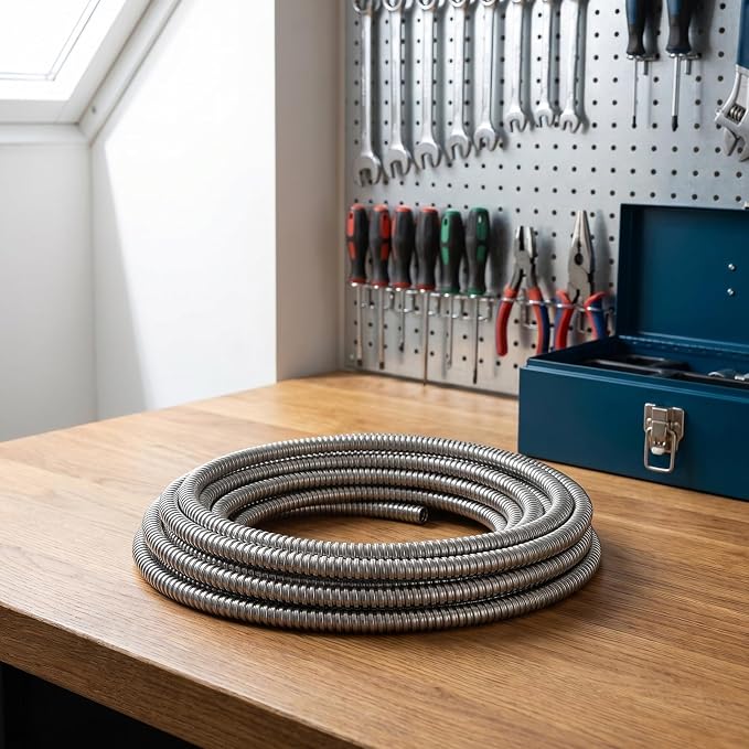 Ipetboom Stainless Steel Cable Conduit: I.D.6mm Flexible Electrical Conduit - Image 4