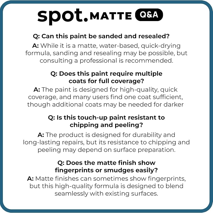 spot. Touch-Up Paint | Matte Finish - Image 8