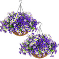 2 Set Artificial Petunias Flowers by DaynightFloral