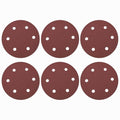 HARFINGTON 12 Pcs 9 Inch Sanding Discs 80 Grit Red Aluminum Oxide 6 Hole | Hook by HARFINGTON