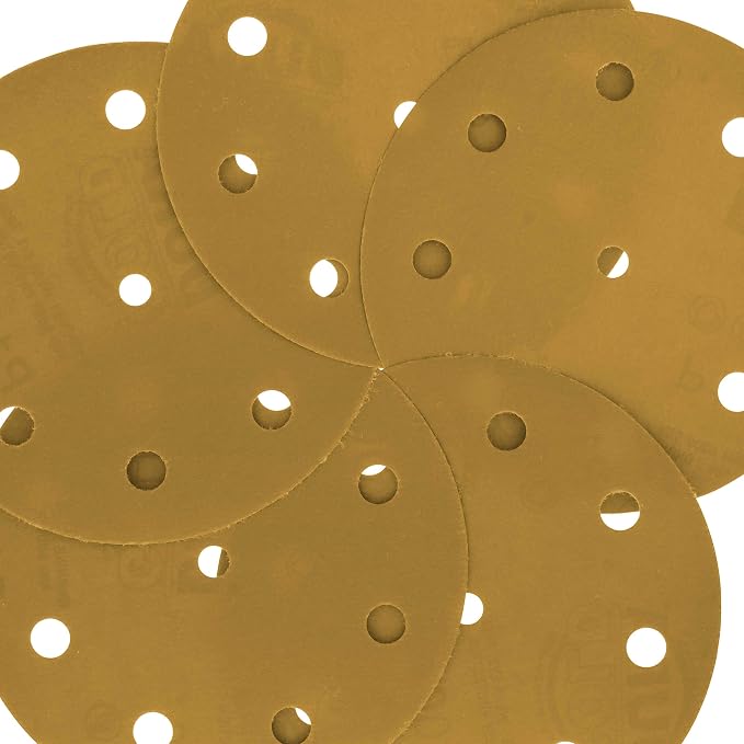 Dura-Gold Premium 5" Gold Sanding Discs - Image 3