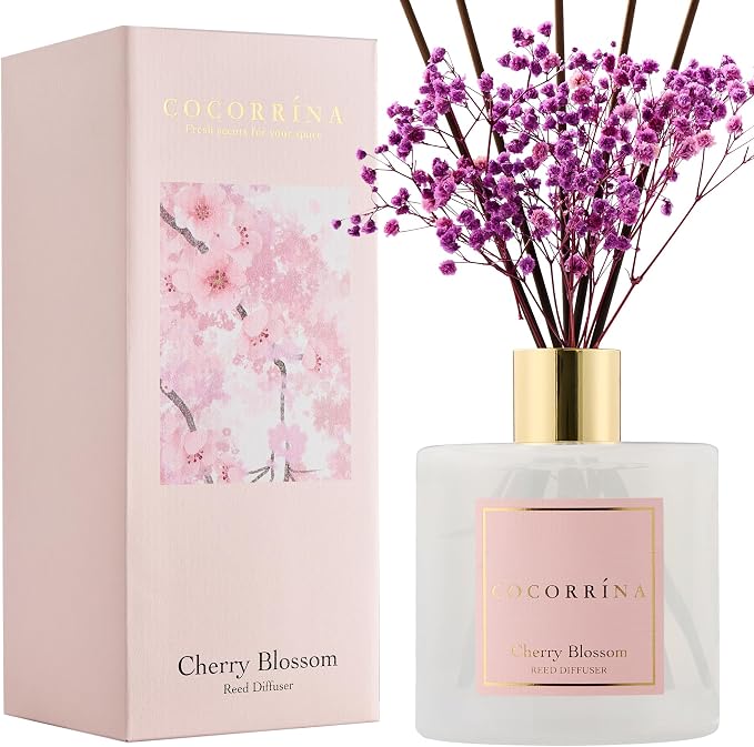 Reed Diffuser - Cherry Blossom 17 Fl.oz Reed Diffuser by COCORR%C3%8DNA