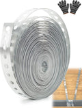 Galvanized Metal Pipe Strap 3/4-Inch x 33-Feet 24-Gauge Pipe Hanger Strap Metal by AxiSculpt