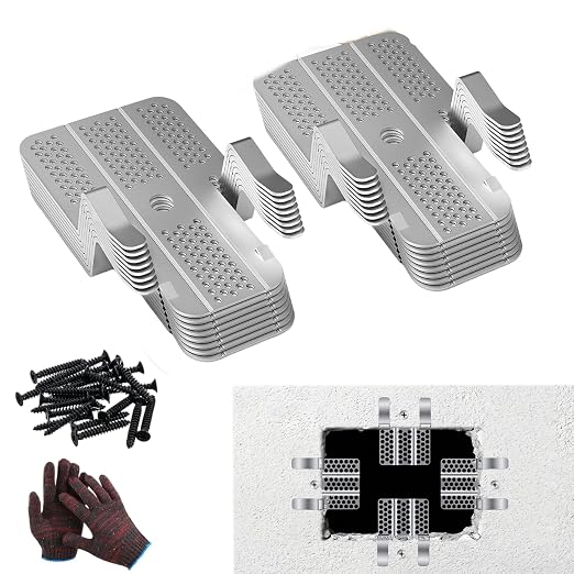 16 Pack Stainless Steel Drywall Patch Repair Clips, Heavy-Duty Wall Patch Clip by EverytingforYou