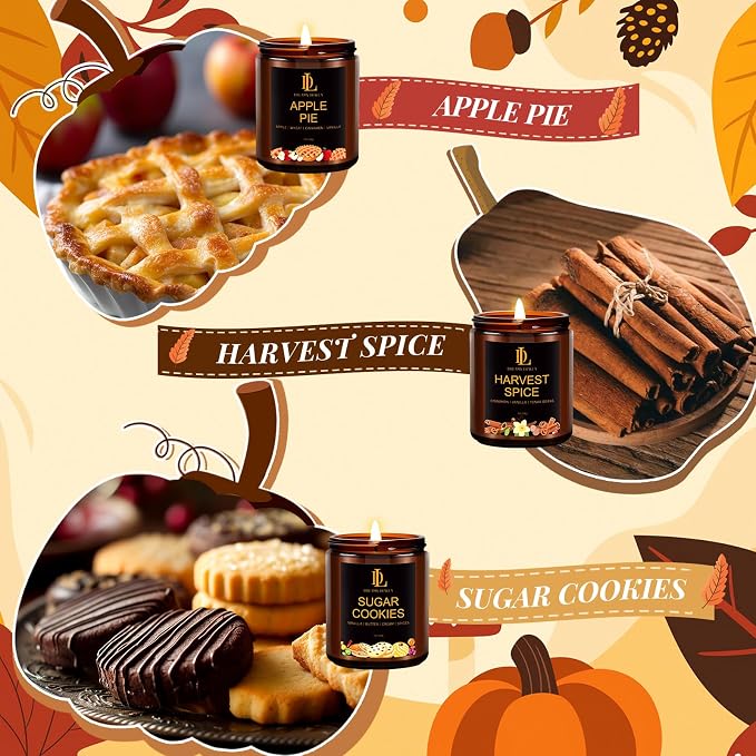 DL DREAMY DEWLA Fall Candles Set - Image 6