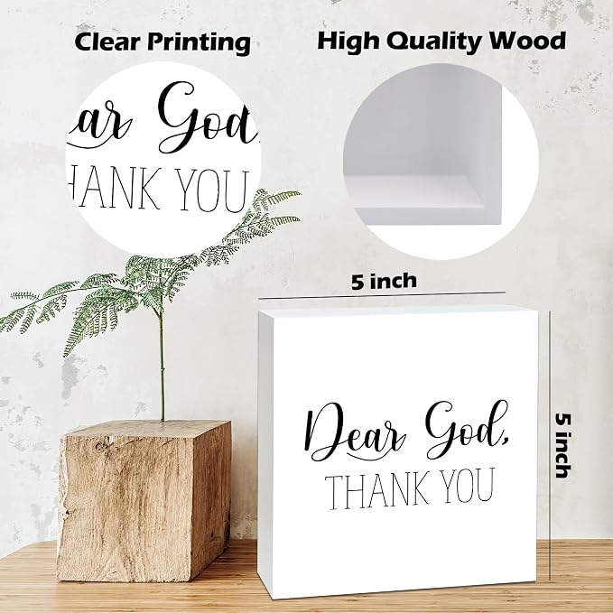 Farmhouse Decor, Christian God Home Decorations, Aesthetic Entry Way Table - Image 2