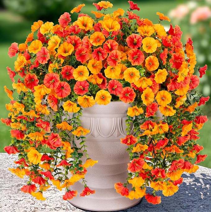 Artificial Faux Fall Hanging Flowers Plants by HyeFloraartificialflowers