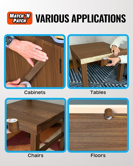 MATCH 'N PATCH Wood Grain Repair Tape - Image 4