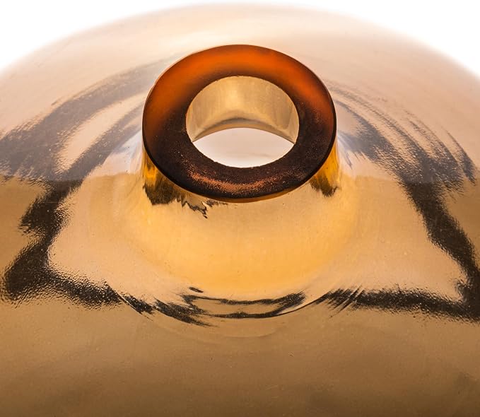 Modern Clear Tinted Glass Vase - Image 4