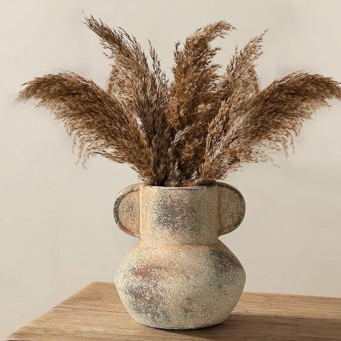 Emotionally Grounded Vase, Vaseking Ceramic Rustic Vase - Image 2