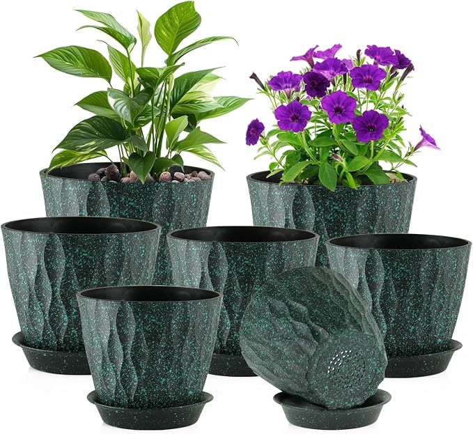 Meowell 7/6.5/6/5.5/5/4.5/4 inch Plant Pots by Meowell