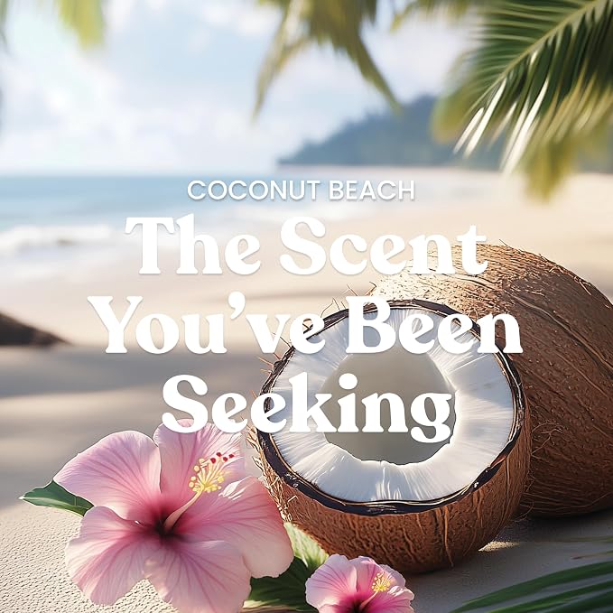 Yankee Candle Coconut Beach, Scented Candle, 22oz Large Jar - Image 2