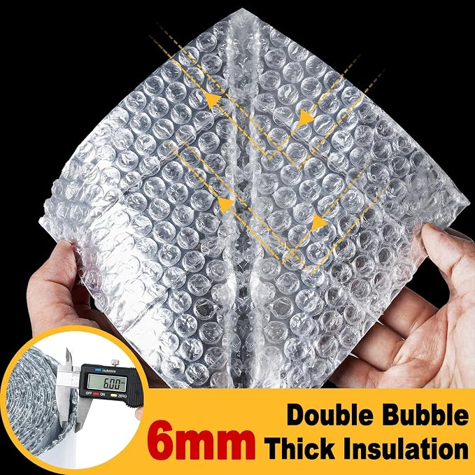 Double Bubble Reflective Foil Insulation Tape, Self-Adhesive Ac Pipe Insulation - Image 7