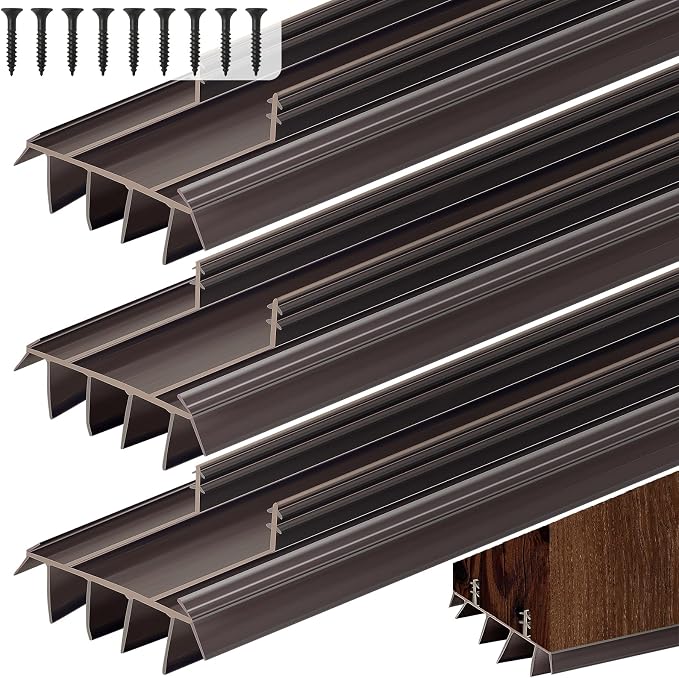 3PCS 36Inch Door Bottom Kerf Weather Stripping | by Lemniscate