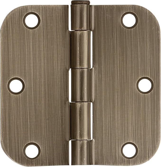 Design House Interior Door Hinge, Antique Brass | 5/8" Radius, Traditional - Image 9