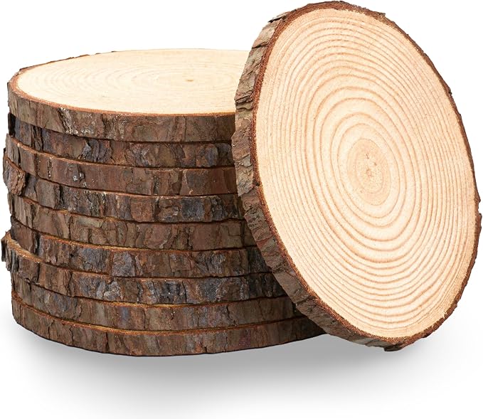 Set of 8-9" Wood Slices for centerpieces! Wedding and Baby Shower centerpieces by RusticWoodSlices