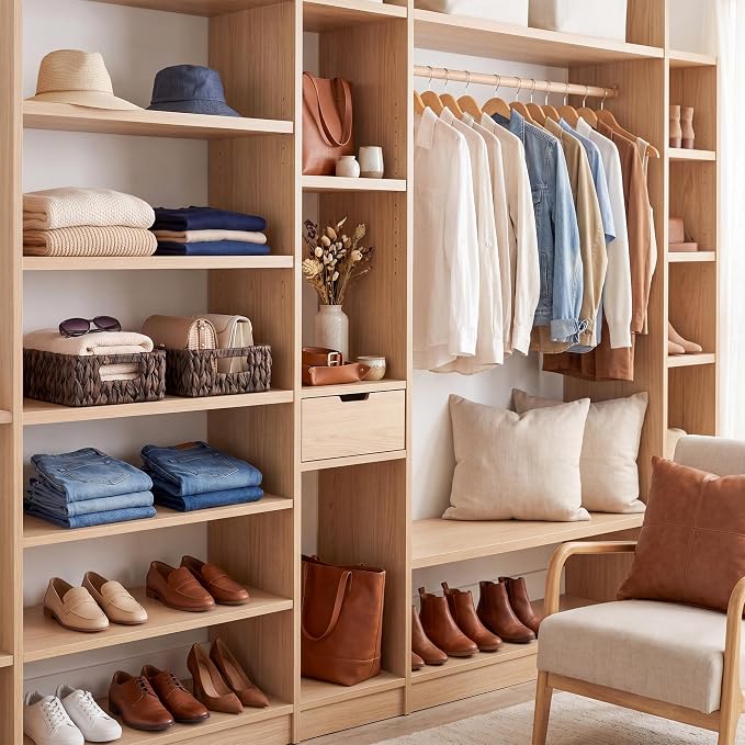 StorageWorks Wicker Baskets for Storage, Rectangle Basket, Wicker Storage - Image 7