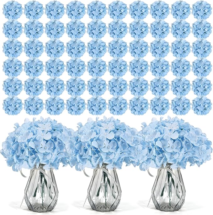 Auihiay 304Pcs Hydrangea Artificial Flowers Bulk, Faux Artificial Hydrangea | by Auihiay
