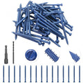 60Pcs 1/4" x 3-1/4” Concrete Screws by Unknown