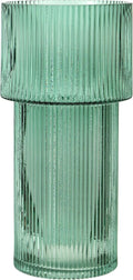 Large Glass Vase, 12 Inches Tall Vase by YANWE