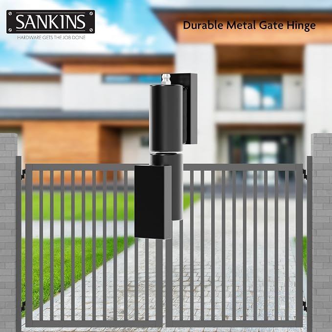 5" Heavy Duty Gate Hinges, Weld on Hinges 450lbs Capacity, Outdoor Trailer Gate - Image 7