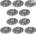 1/2" Mini Flange Fitting, PIPE DECOR Black Malleable Iron Fittings Fit Standard by PipeD%C3%A9cor
