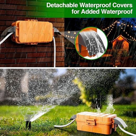 IP55 Small Outdoor Electrical Box Waterproof, Extension Cord Cover - Image 3