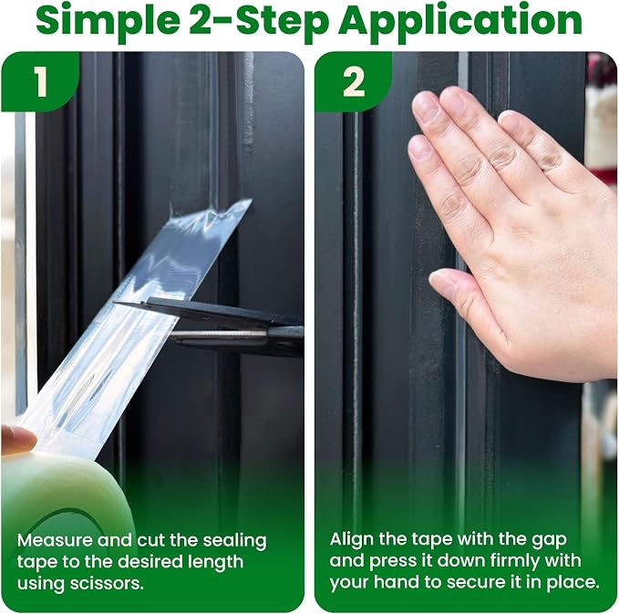 ECOHomes Window Weather Sealing Tape | Weather Stripping Tape, To Stop Drafts - Image 7
