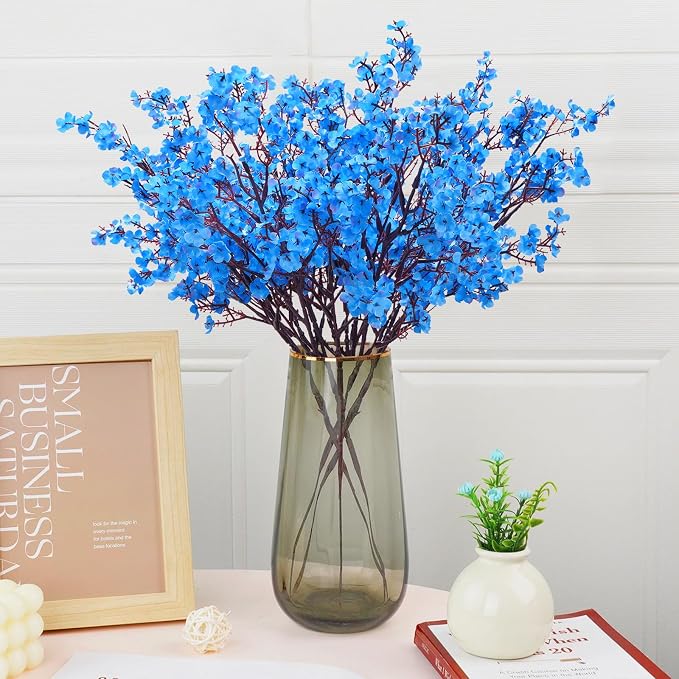 15 Pcs Fake Flowers, Real Touch Babys Breath Artificial Flowers, Full Baby - Image 5