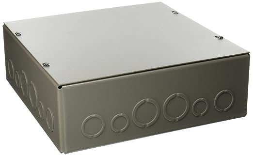 Wiegmann SC121204 SC-Series NEMA 1 Screw Cover Wallmount Pull Box by Wiegmann