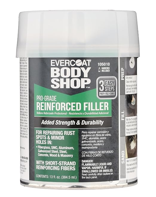 105010 Pro-Grade Reinforced Filler, Added Strength and Durability by EvercoatBodyShop