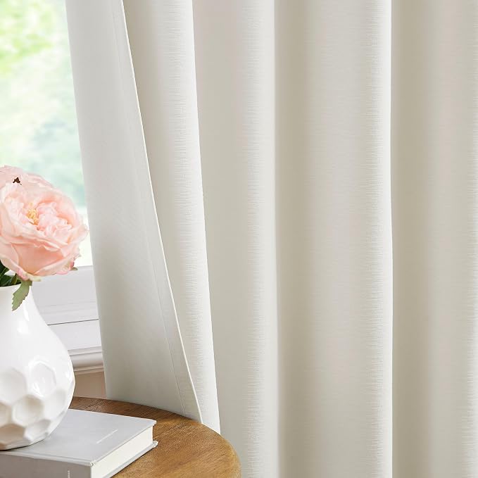 Kayne Studio Grayish White Velvet Pinch Pleated Back Tab Curtains 95 Inches | - Image 6