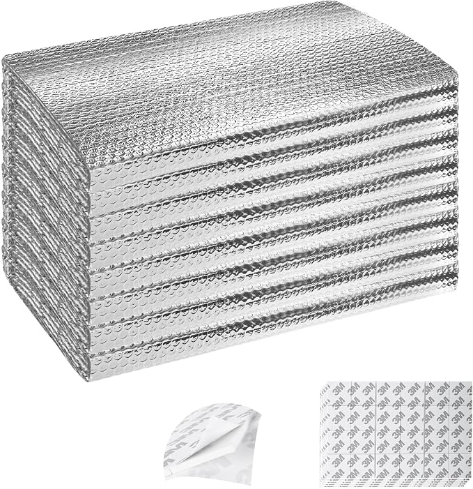 Garage Door Insulation Kit 8P Double Bubble Window Heat Insulation Panels by ToLanbbt