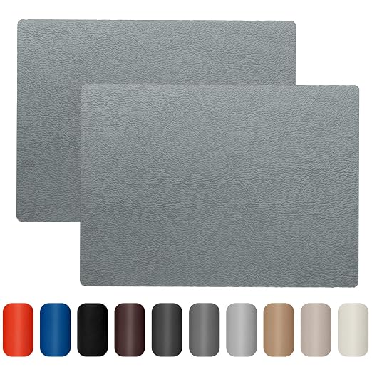 Leather Repair Patch 8x11 inch 2 Pcs, Self Adhesive Vinyl Repair Patch Kit by ALLFORYOU
