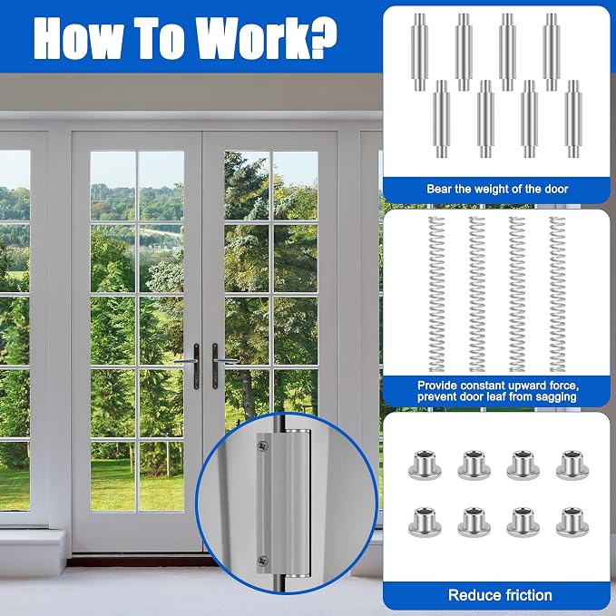 4Kit K 5131 Storm Door Hinge Pin Kit, Screen Door Hinge Pins Repair | Premium - Image 6