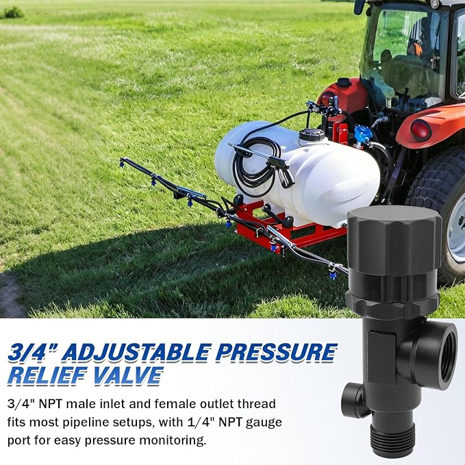 23120-3/4-PP Adjustable Pressure Relief Valve - Image 4