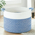 Artfeel 70L Large Cotton Rope Basket, Decorative Woven Blanket Storage by Artfeel